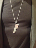 Silver "BLVD" Pendant image 0